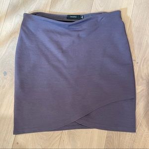 Aritzia Talula grey Primrose Skirt • chalet colour
